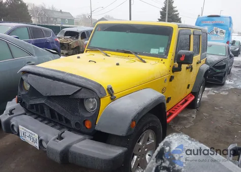 2011 Jeep Wrangler Unlimited Sport z USA, uszkodzony, nr VIN 1J4BA3H13BL525439